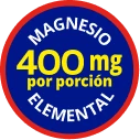 Magnesio 400 mg por porción elemental